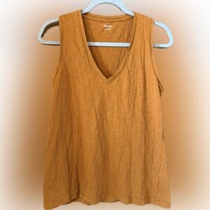 Madewell V-Neck Tank Top - Brown